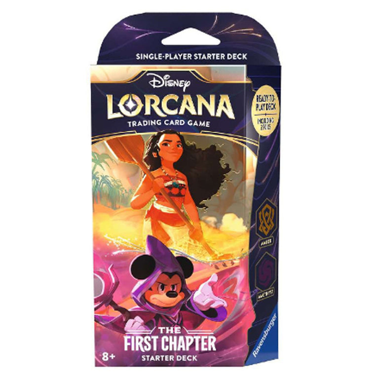 Disney Lorcana TGC - The First Chapter Starter Deck Amber & Amethyst