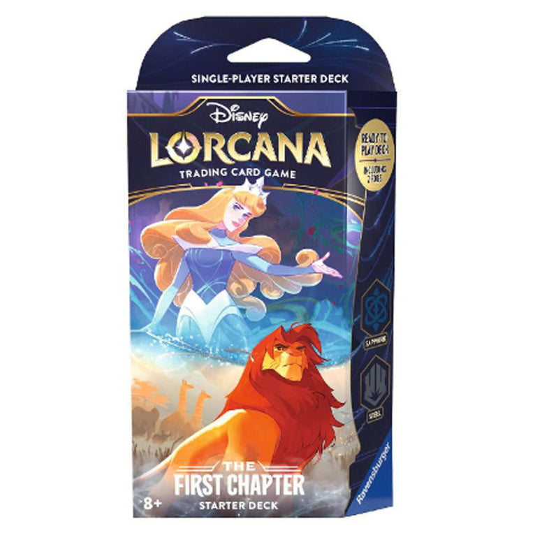 Disney Lorcana TGC - The First Chapter Starter Deck Sapphire & Steel