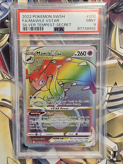 Mawile VSTAR Silver Tempest 200/195 Rainbow Secret Rare PSA 9 MINT Pokemon