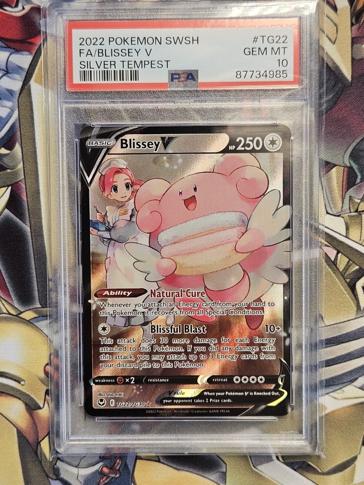 Blissey V Silver Tempest TG22/TG30 Full Art PSA 10 GEM MINT Pokemon