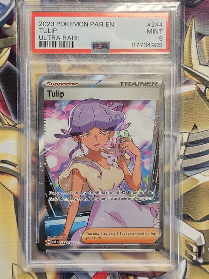 Tulip Paradox Rift 244/182 Ultra Rare PSA 9 MINT Pokemon